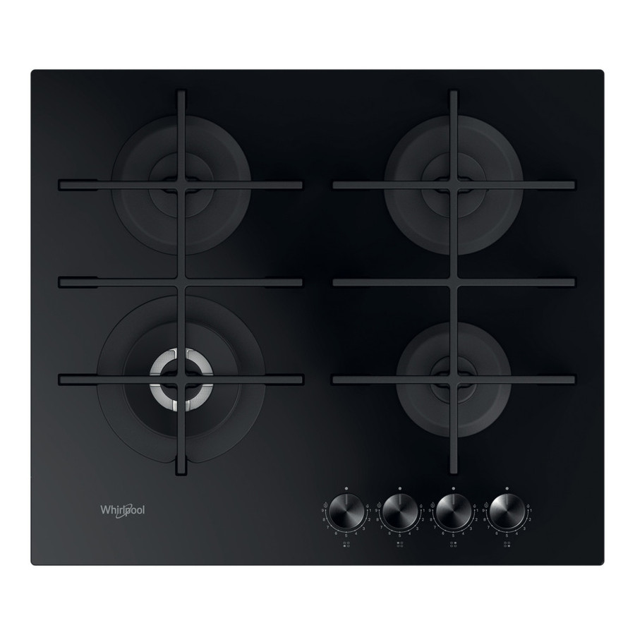 Image of Whirlpool GOWL 628/NB EE beépíthető üveg-gáz főzőlap