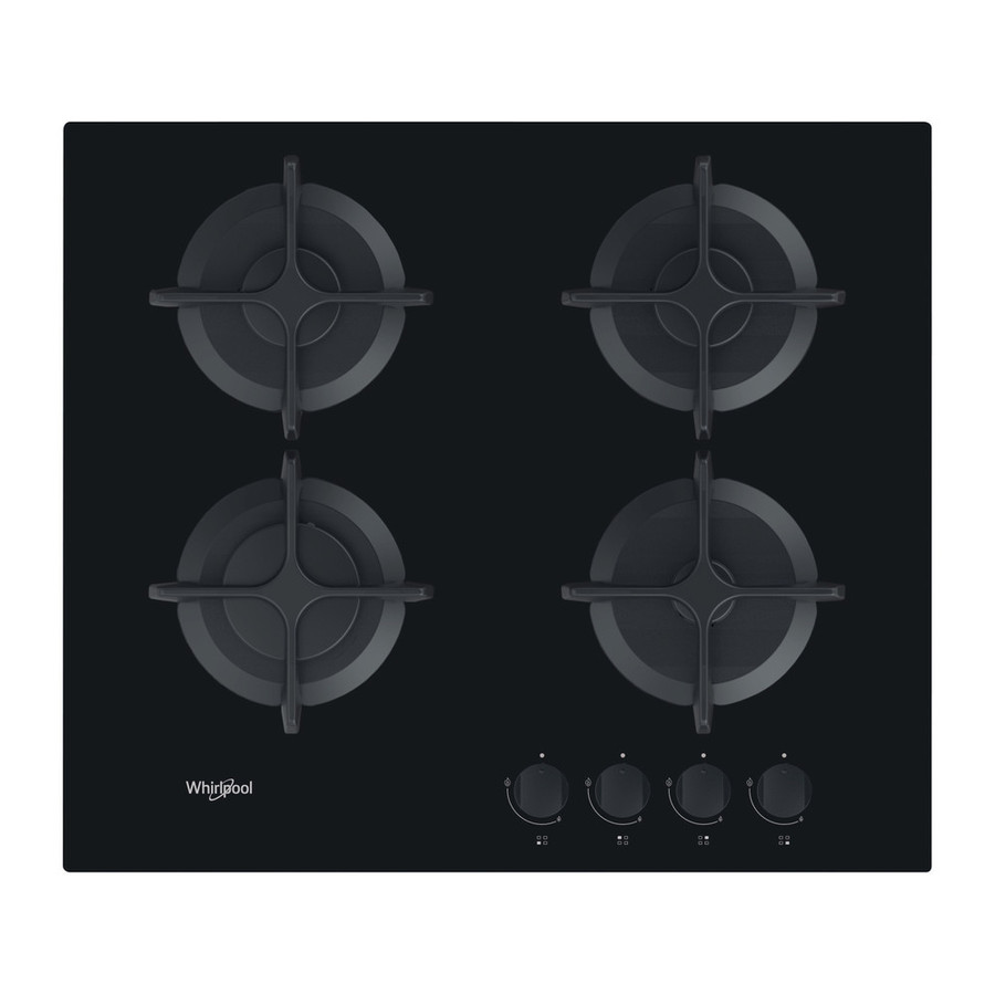 Image of Whirlpool GOB 616/NB beépíthető üveg-gáz főzőlap