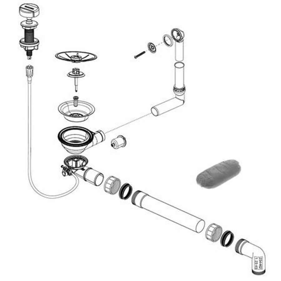 Image of BLANCO dugókiem egytál silgr InFino