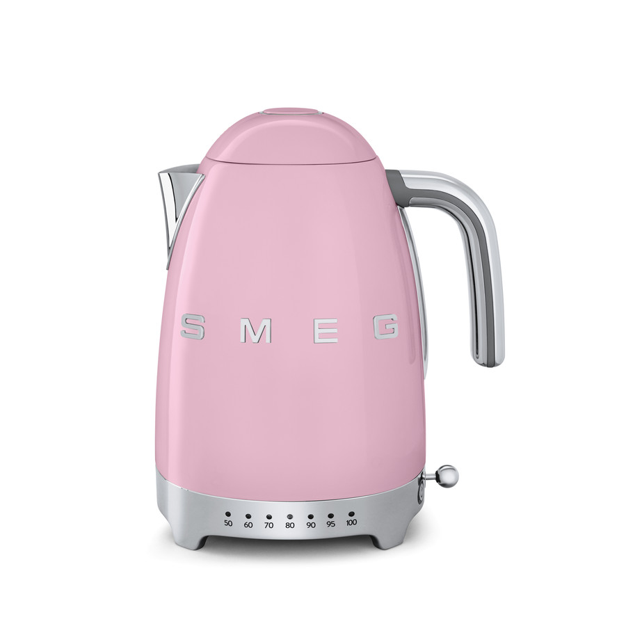 Image of SMEG VÍZFORRALÓ, retro, állítható hőmérséklet, rózsaszín