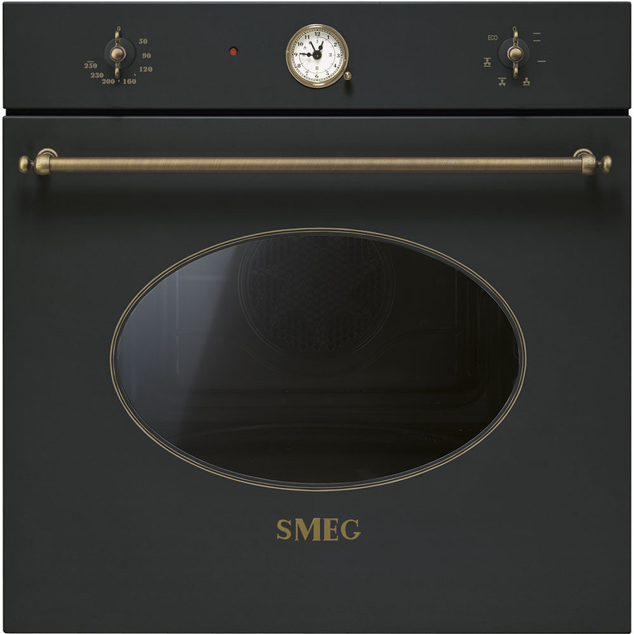Image of SMEG HŐLÉGKEVERÉSES SÜTŐ, Colonial design, 60 cm, analóg, antracit
