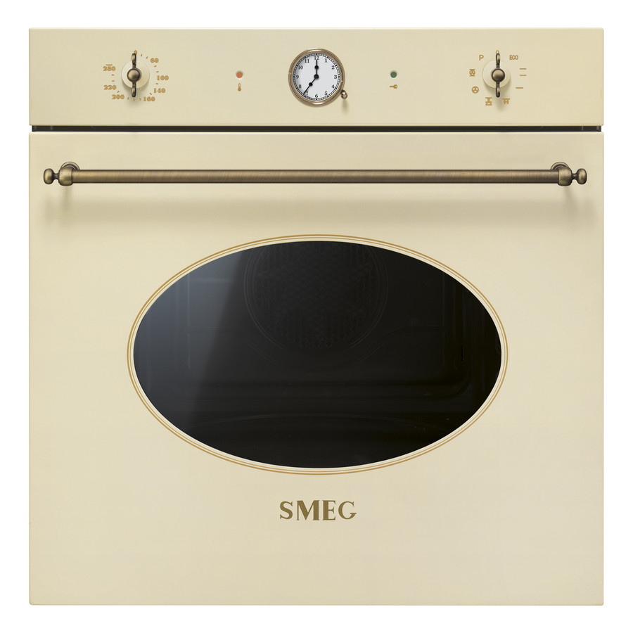 Image of SMEG PIROLITIKUS HŐLÉGKEVERÉSES SÜTŐ, Colonial design, 60 cm, analóg, bézs