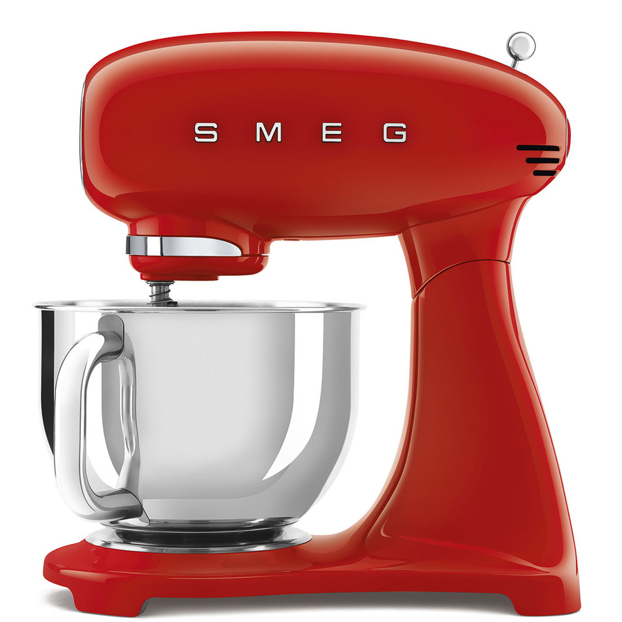 Image of SMEG KONYHAI ROBOTGÉP, retro, piros test és talp