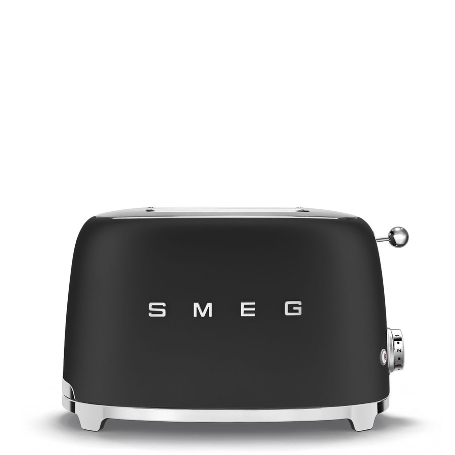 Image of SMEG KENYÉRPIRÍTÓ, retro, 2 szeletes, matt fekete