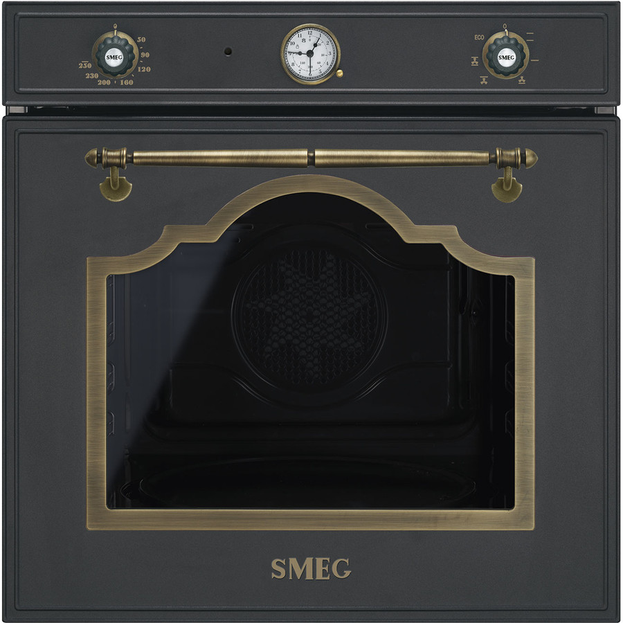 Image of SMEG LÉGKEVERÉSES SÜTŐ, Cortina design, 60 cm, analóg, antracit