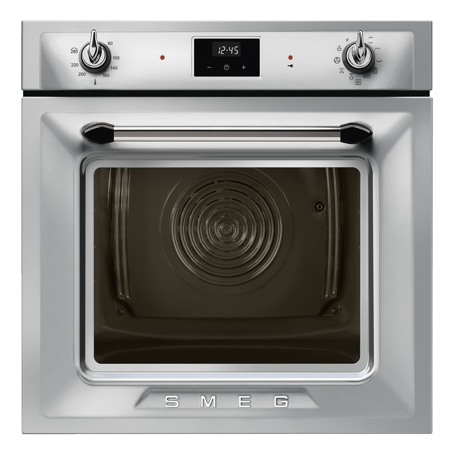 Image of SMEG PIROLITIKUS HŐLÉGKEVERÉSES SÜTŐ, Victoria design, Galileo, 60 cm, ES LCD, inox