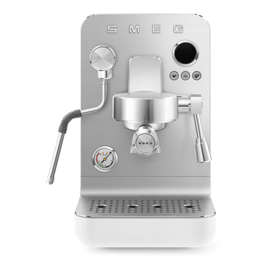 Image of SMEG MINIPRO FÉLPROFESSZIONÁLIS KÁVÉFŐZŐ, Collezione design, matt fehér