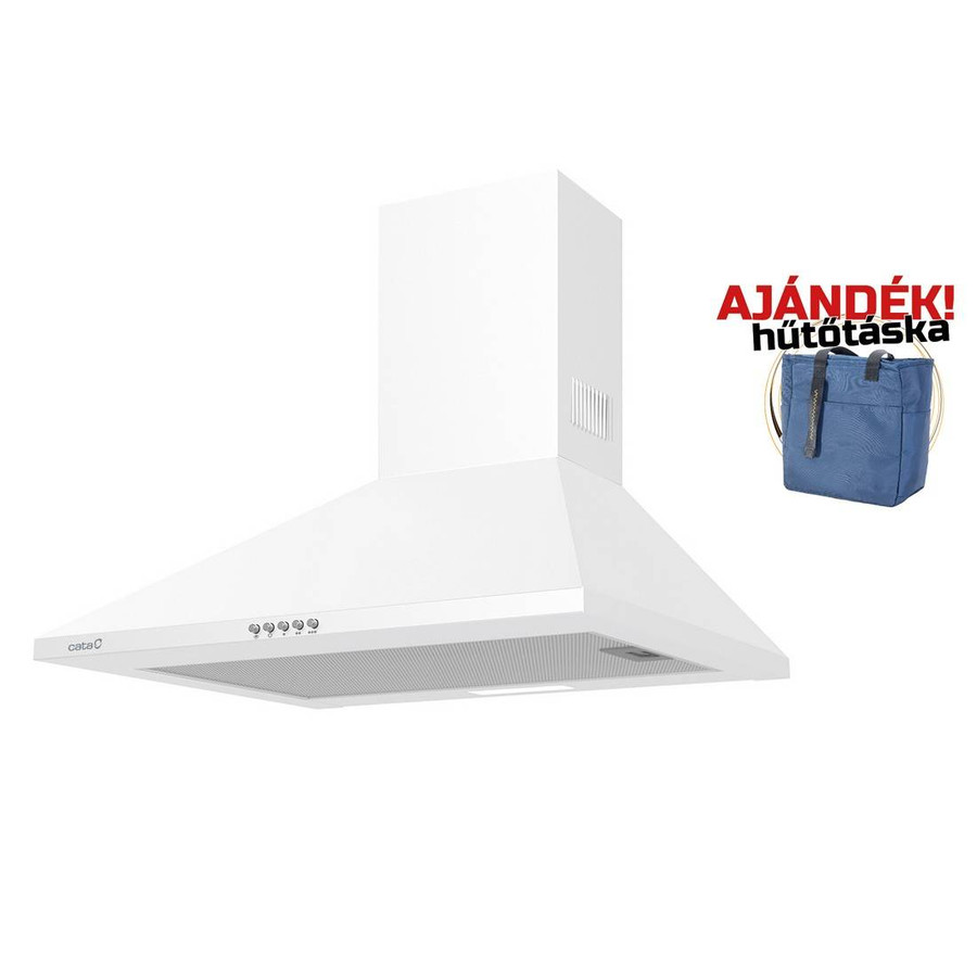 Image of CATA - Páraelszívó Omega 600 Fehér WH/L LED + hűtőtáska