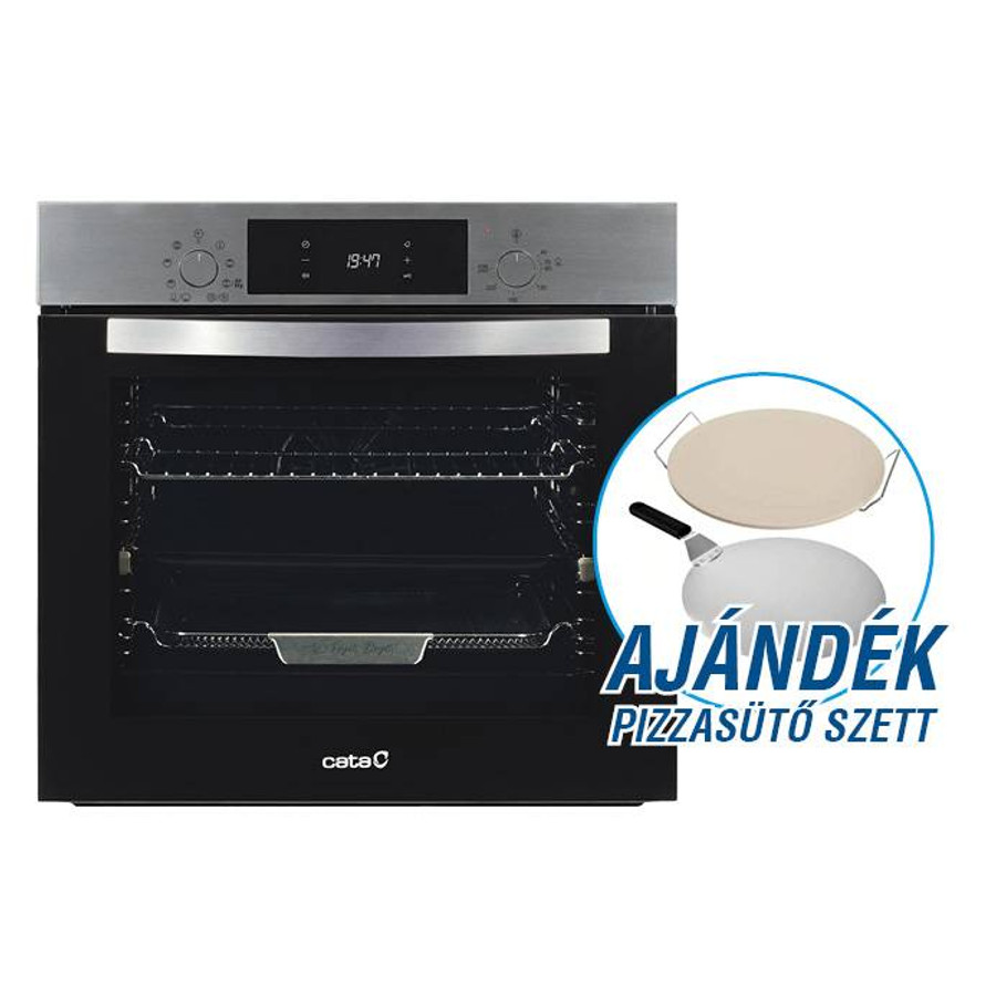 Image of CATA - Beépíthető sütő MDS-8008 X AIR FRYER + Ajándék Pizzasütő szett!