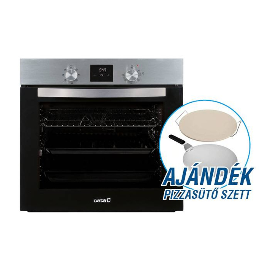 Image of CATA - Beépíthető sütő MDS-8007 X + Ajándék Pizzasütő szett! - A készlet erejéig rendelhető!
