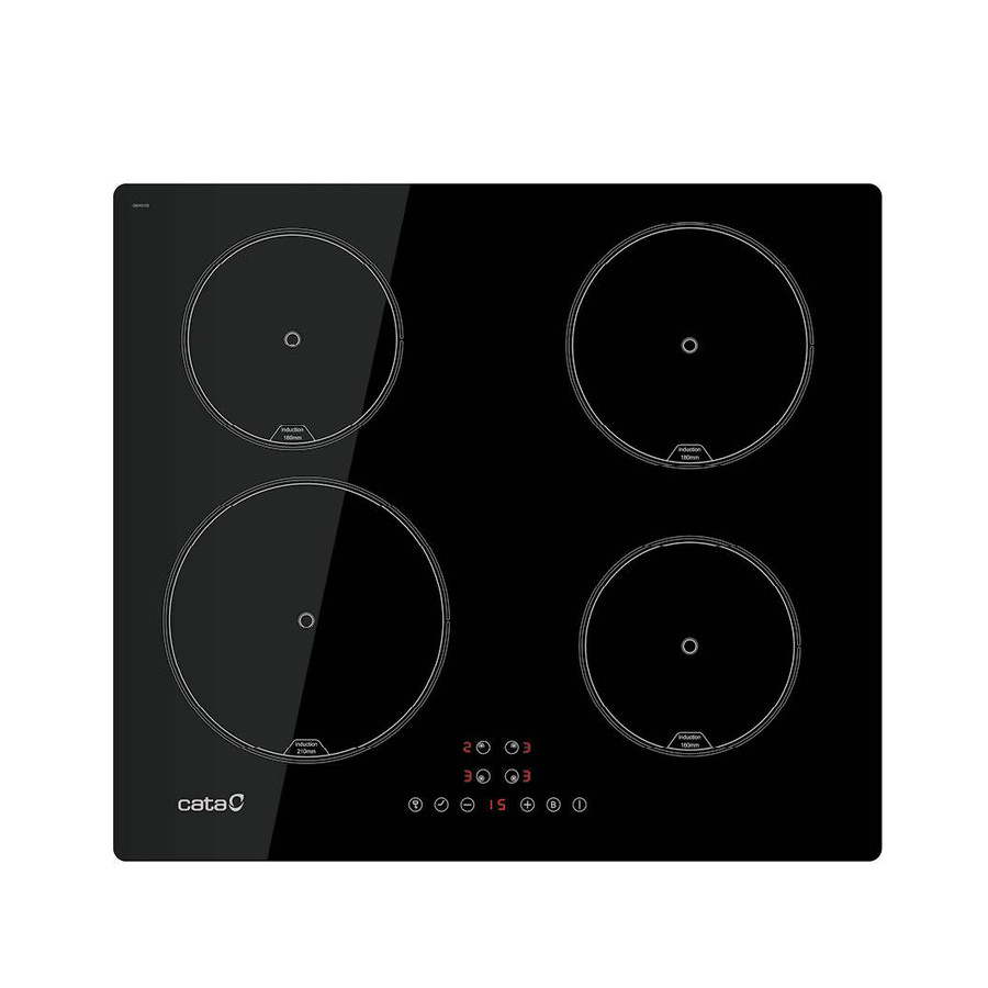 Image of CATA - Beépíthető indukciós főzőlap IB-6324E2 BK Hob to Hood