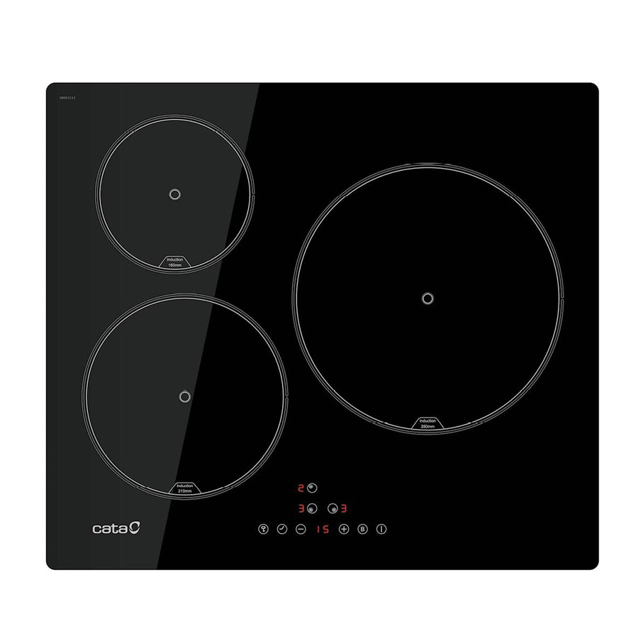 Image of CATA - Beépíthető indukciós főzőlap IB-6303 E2 BK fekete