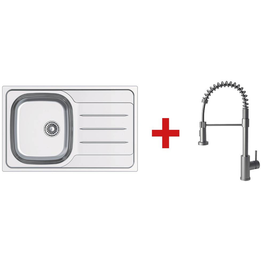 Image of CATA XPB4 mosogatótálca + csaptelep szett