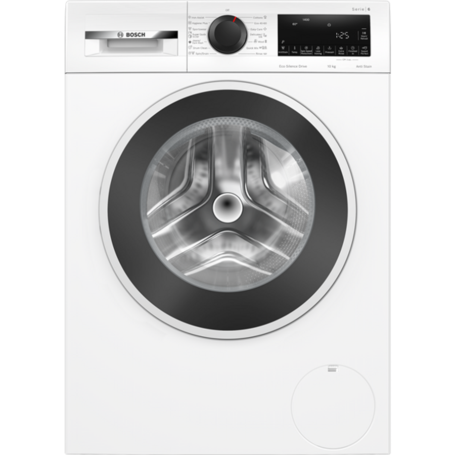 Image of Bosch WGG2540NBY fehér, elöltöltős, max 1400ford, 10kg, gőzmosógép