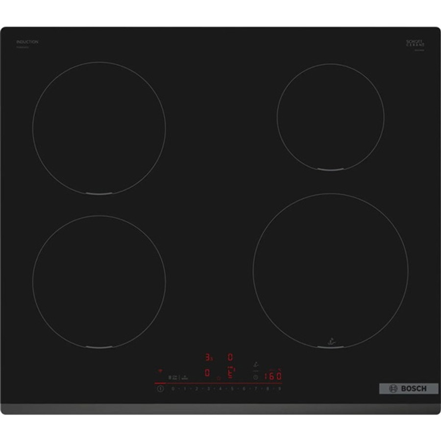 Image of Bosch PIE631HC1E fekete, beépíthető, indukciós, főzőzóna: 4, beépíthető méret: 60cm, főzőlap