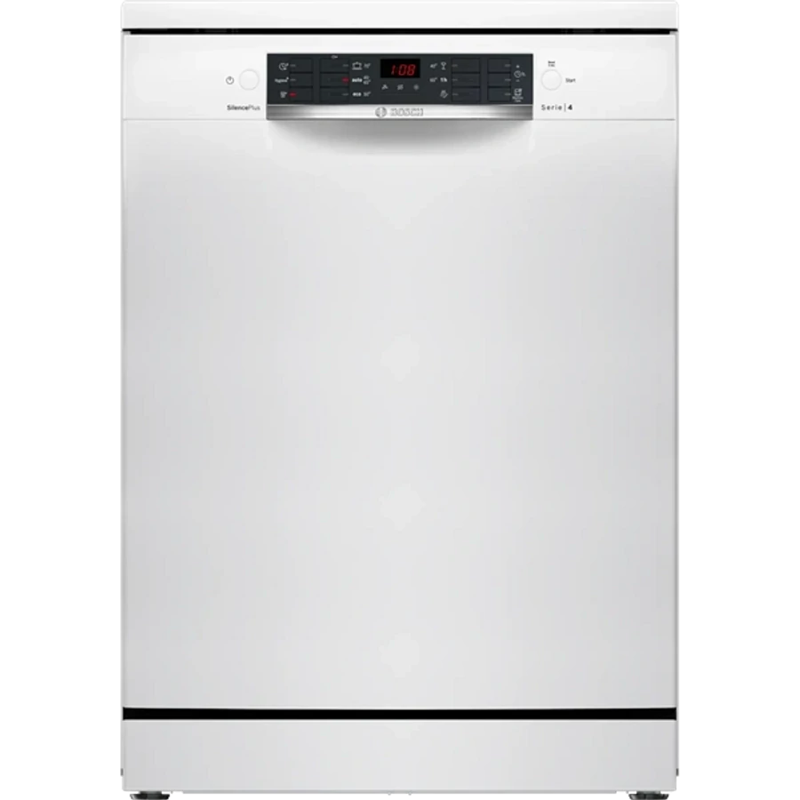 Image of Bosch SMS46KW02E fehér, programok száma: 5, szabadonálló, 13 terítékes mosogatógép