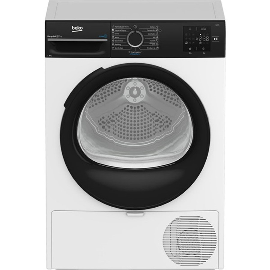 Image of Beko BM3T38239WBB fehér-antracit, 8kg, hőszivattyús szárítógép