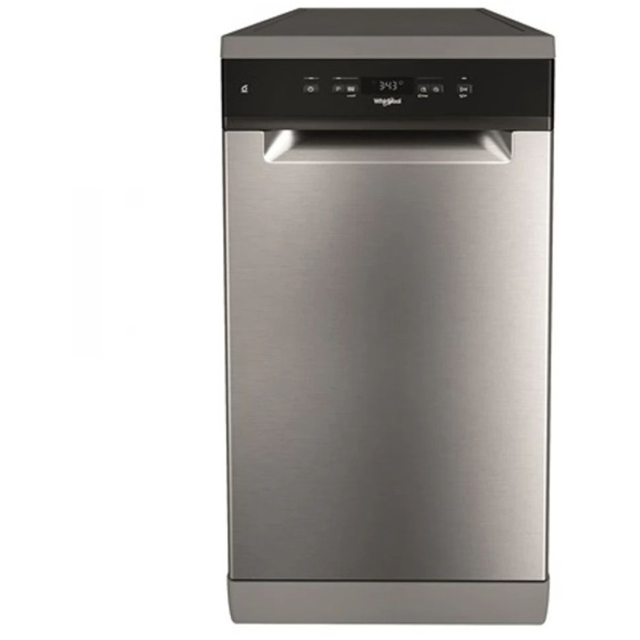 Image of Whirlpool WSFC 3M27 X inox, programok száma: 6, szabadonálló, 10 terítékes mosogatógép