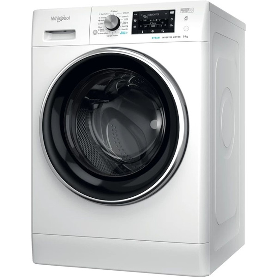 Image of Whirlpool FFD 9489 BCV EE fehér, elöltöltős, max.1400ford., 9 kg, mosógép