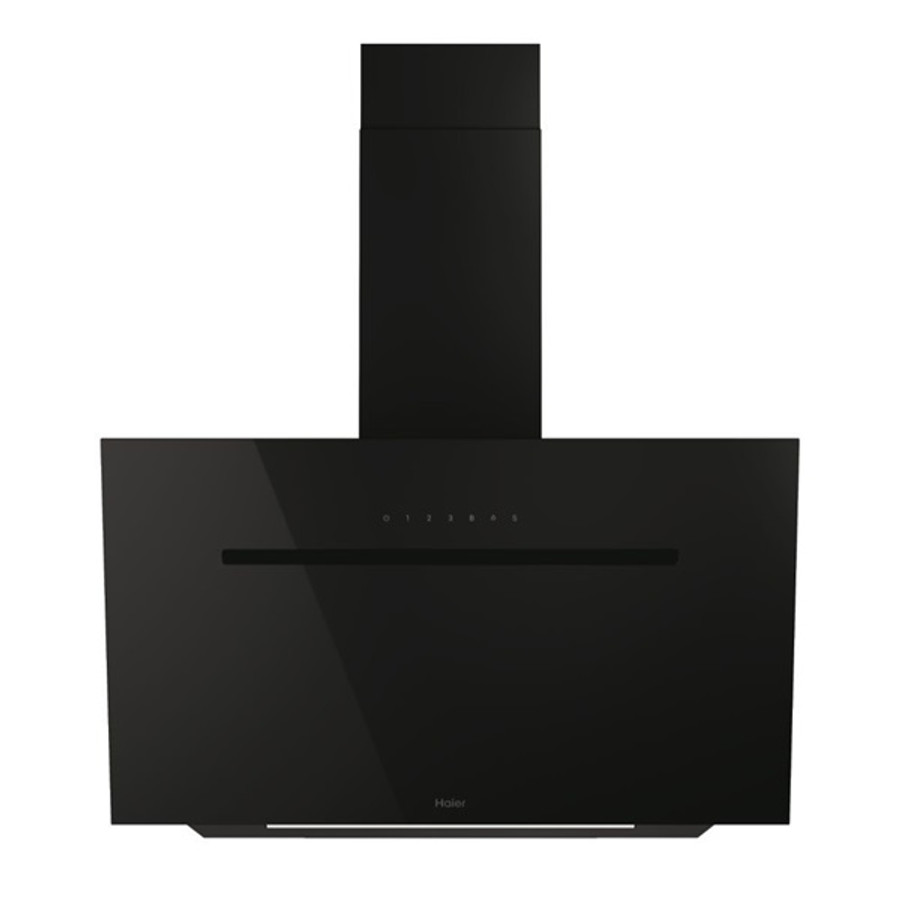 Image of Haier HADG9CBS6BVOC fekete, szabadonálló, kürtős, méret:89,8 cm, zajszint:67 dB, páraelszívó