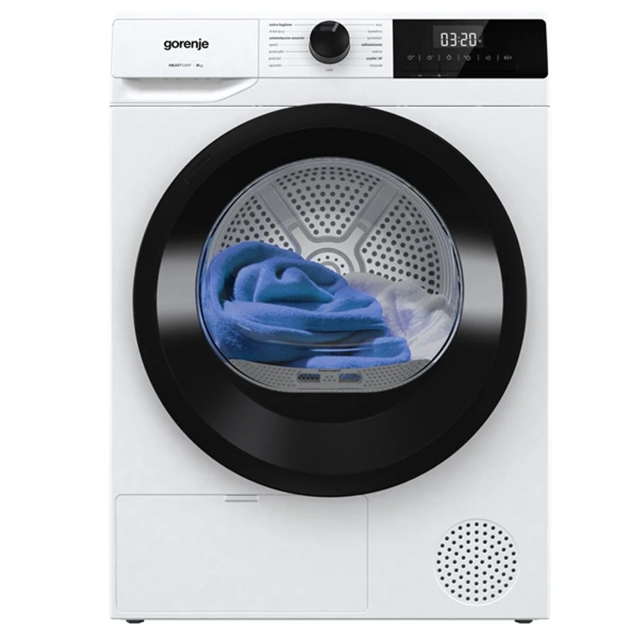 Image of Gorenje D2HNE9C fehér, 9 kg, hőszivattyús, szárítógép