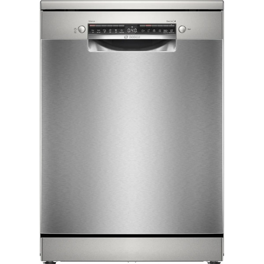 Image of Bosch SMS4EVI04E inox, szabadonálló, programok száma:6, 13 terítékes mosogatógép
