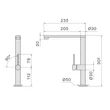 Falmec Pure Steel egykaros álló csaptelep - inox