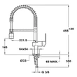 TEKA Cuadro MY Compact egykaros álló csaptelep - 3893702 - króm