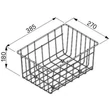 Elleci ACI01307 rozsdamentes acél edényszárító kosár - inox