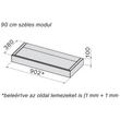 FALMEC SHELF CUSTOM 90 tartozék modul