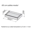 FALMEC SHELF 60 tartozék modul