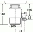 Insinkerator E75 konyhamalac