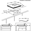 AEG HK654070FB beépíthető üvegkerámia főzőlap
