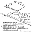 Bosch Serie4 PIA645B18E beépíthető indukciós üvegkerámia főzőlap