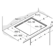 Bosch Serie6 PVS645FB1E beépíthető indukciós üvegkerámia főzőlap