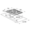 Gorenje G6N41IW beépíthető gáz főzőlap