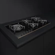 SMEG PV695LCNR beépíthető üveg-gáz főzőlap - fekete / réz