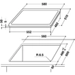 Whirlpool AKM 9010/NE beépíthető kerámia főzőlap