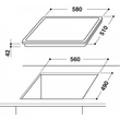 Whirlpool AKT 8130/LX beépíthető kerámia főzőlap