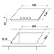 Whirlpool GMWL 628/IXL EE beépíthető gáz főzőlap