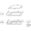 Whirlpool SMF 9010 C/NE/IXL beépíthető indukciós kerámia főzőlap
