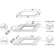 Whirlpool WB B8360 NE beépíthető indukciós kerámia főzőlap