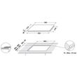 Whirlpool WL S5360 BF/W beépíthető indukciós kerámia főzőlap