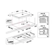 Whirlpool WL S1360 NE beépíthető indukciós kerámia főzőlap