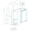 Beko LBI-3001 beépíthető hűtőszekrény méretek