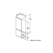 Bosch Serie4 KIV87VF30 beépíthető alulfagyasztós hűtőszekrény