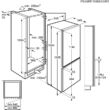 Electrolux LNS8FF19S beépíthető alulfagyasztós hűtőszekrény
