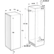 Gorenje FNI5182A1 beépíthető fagyasztószekrény