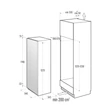 Gorenje RBI4121AW beépíthető kombinált hűtő
