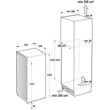 Gorenje RBI4122E1 beépíthető egyajtós hűtőszekrény